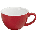 Ceramic Cup w/saucer (Red) - 180ml/6oz