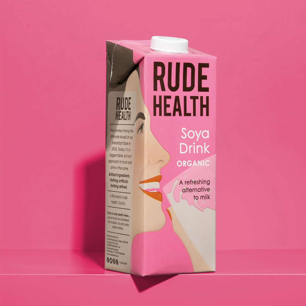 Rude Health – Soya Drink – Organic – 1ltr