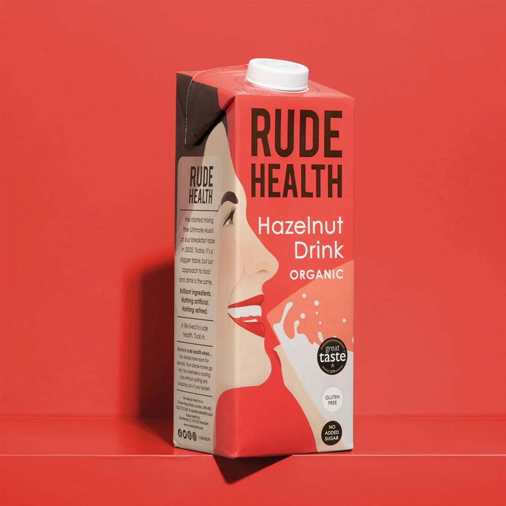 Rude Health – Hazelnut Drink – Organic – 1ltr