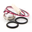 White Led 16mm W/connector + KT Washer 