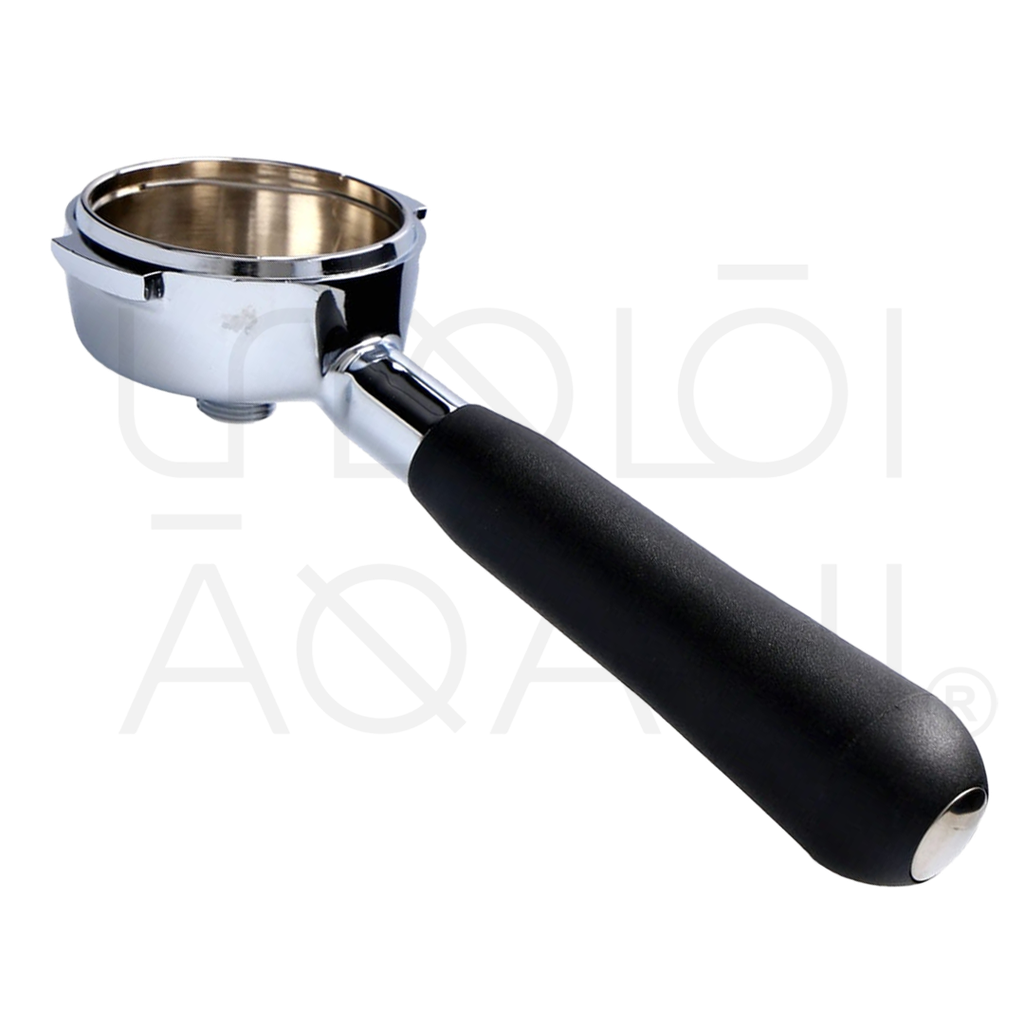 Portafilter &quot;&quot;NR&quot;&quot; - 15 Angled with &quot;NR&quot; Handle M12 Spout Connection 3/8 - Filter Fixing Spring