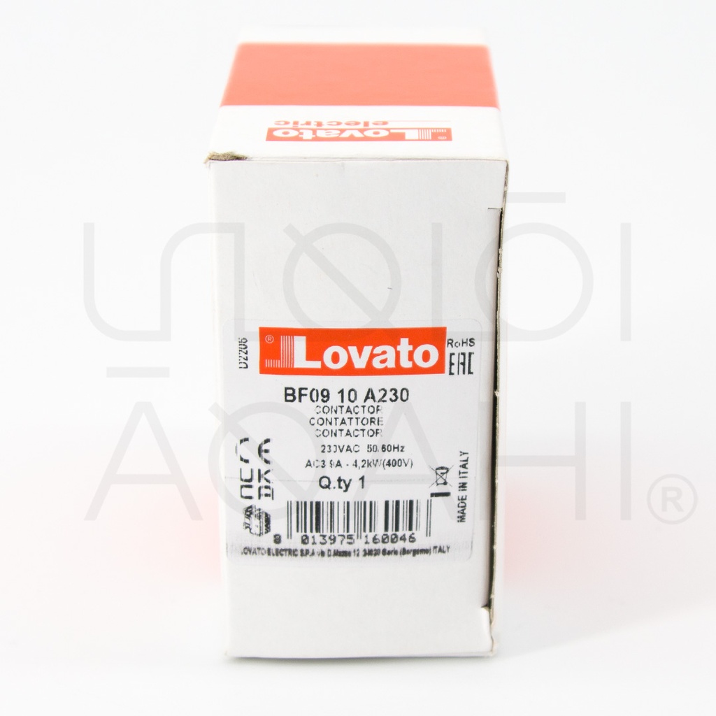 &quot;LOVATO BF0910A230&quot; REMOTE CONTROL SWITCH 4PINS - 230Vac - 50/60Hz - 25A - NUOVA SIMONELLI/ VICTORIA ARDUINO