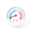 Manometer 1 Scale 0-16 Bar - Connection 1/8M Flat  