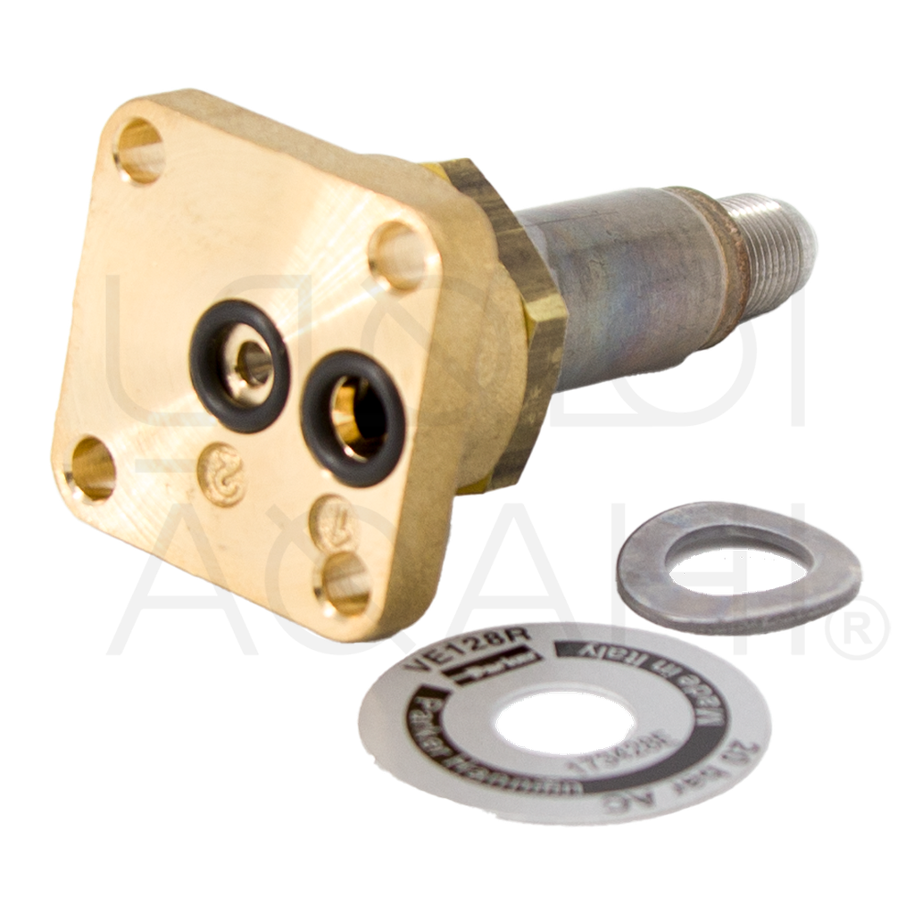 3 Way Solenoid Valve Body Parker - ORIFICE 1.5 - Rubin Sealing Conical Drain 1/8