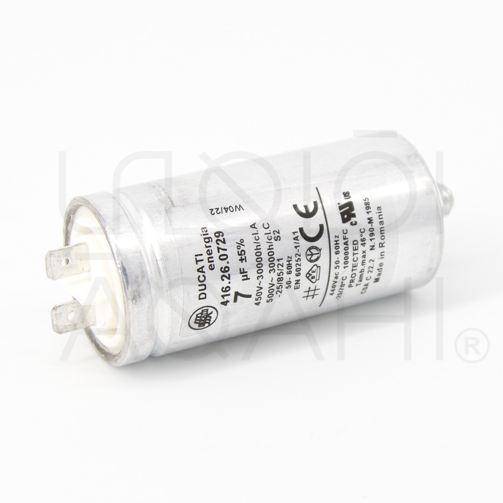 Capacitor 7uF For E.7.002 220V 