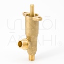 Water/Steam Valve 1/4 Flat - Water /Steam Pipe Connection 3/8M A 120 Cimbali/Faema