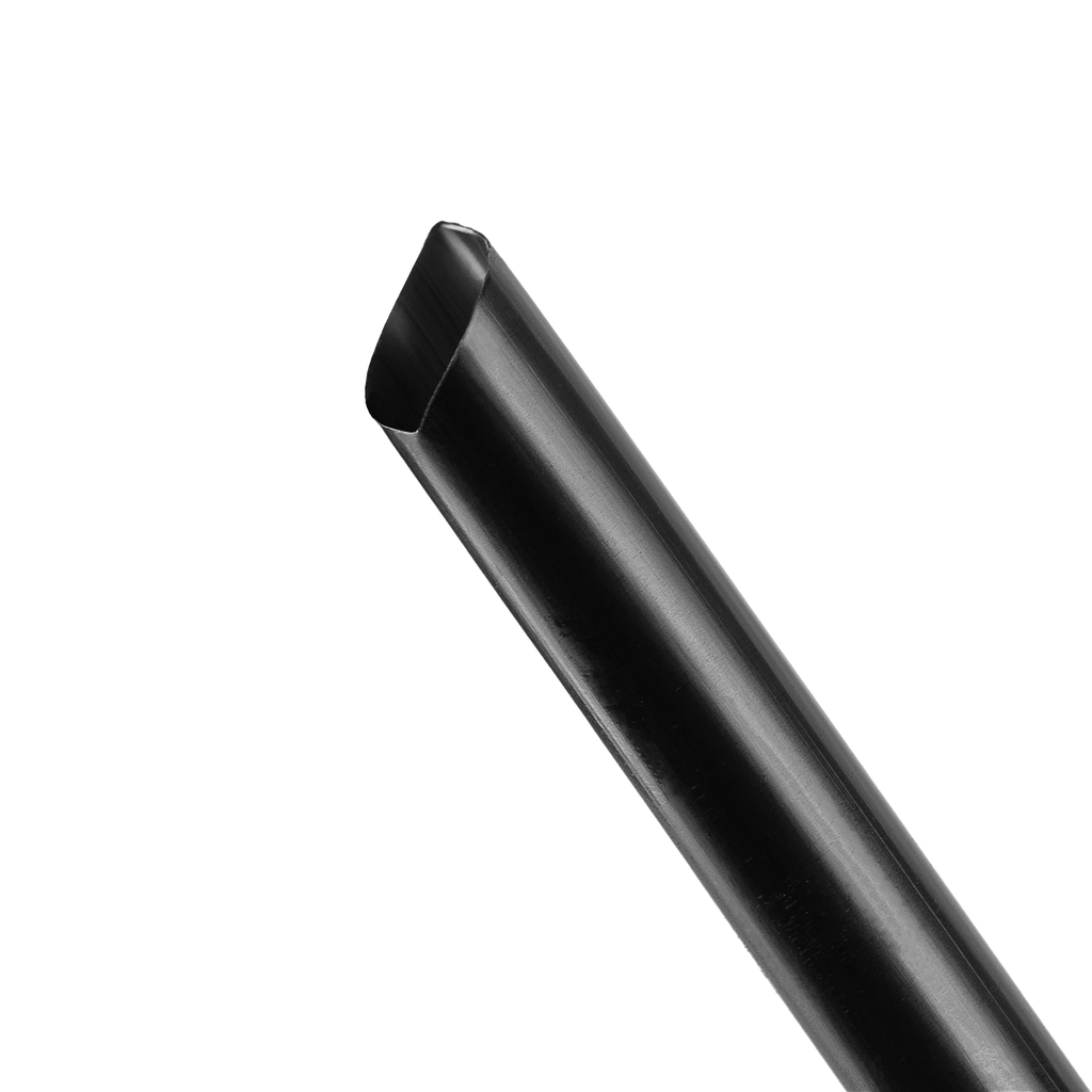 Straw Straight Black Wrapped 6 mm (5000 pcs)