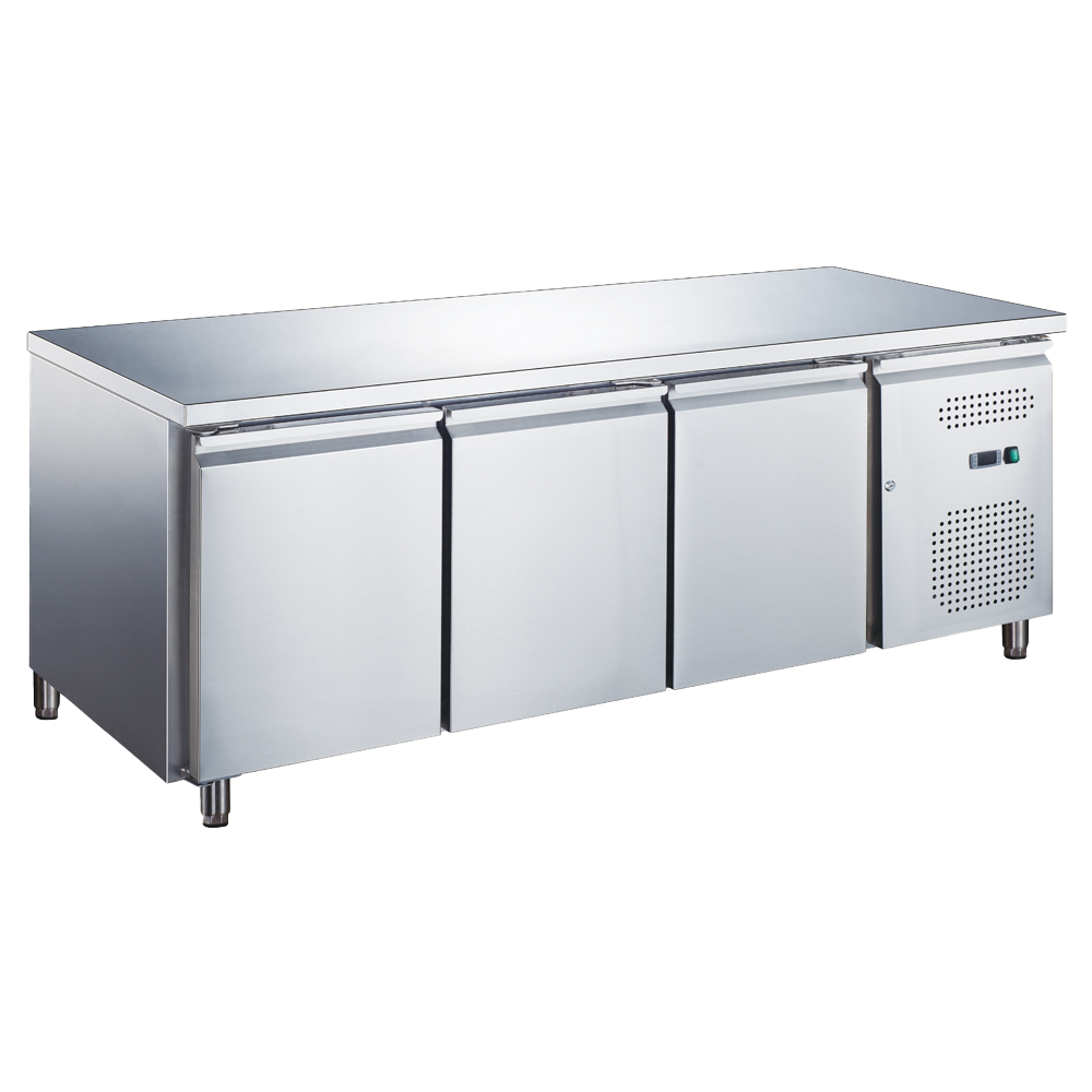 Three Door Undercounter Refrigerator - GX-GN3100TN- Steel
