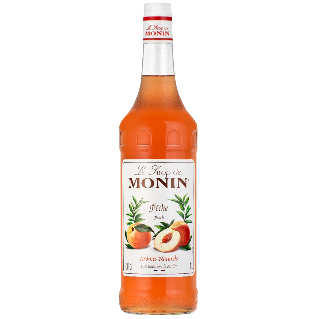 Monin Peach Syrup - 1 ltr