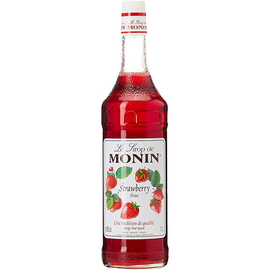 Monin Strawberry Syrup - 1 ltr