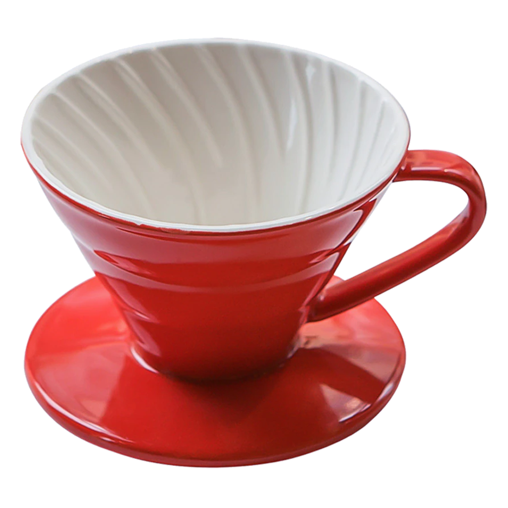 Ceramic Coffee Dripper Red V60