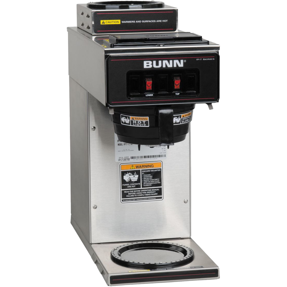 Bunn VP17-2 Pourover Coffee Brewer - Steel
