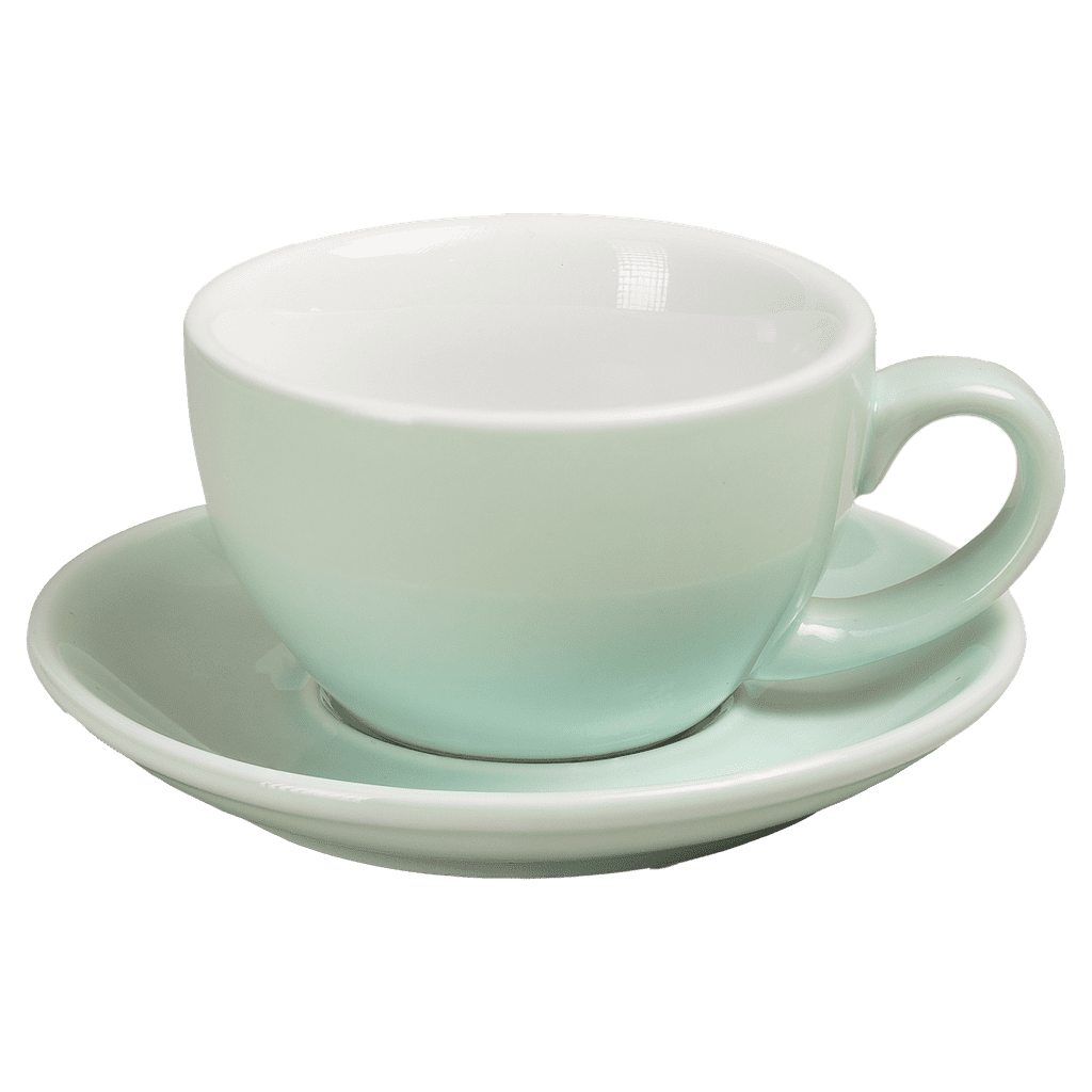 Ceramic Cup w/saucer (Blue) - 180ml/6oz