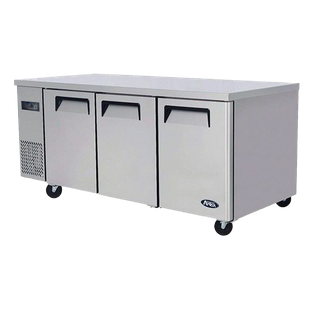  Three Door Undercounter Refrigerator - YPF9044- Steel
