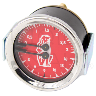 Double Scale Pressure Gauge With lion