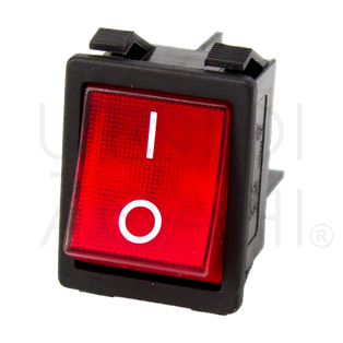Red Bipolar Switch with Light 