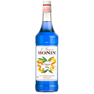 مونين شراب قشر البرتقال - أزرق - 1 لتر