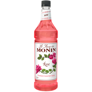 Monin Rose Syrup - 1 ltr