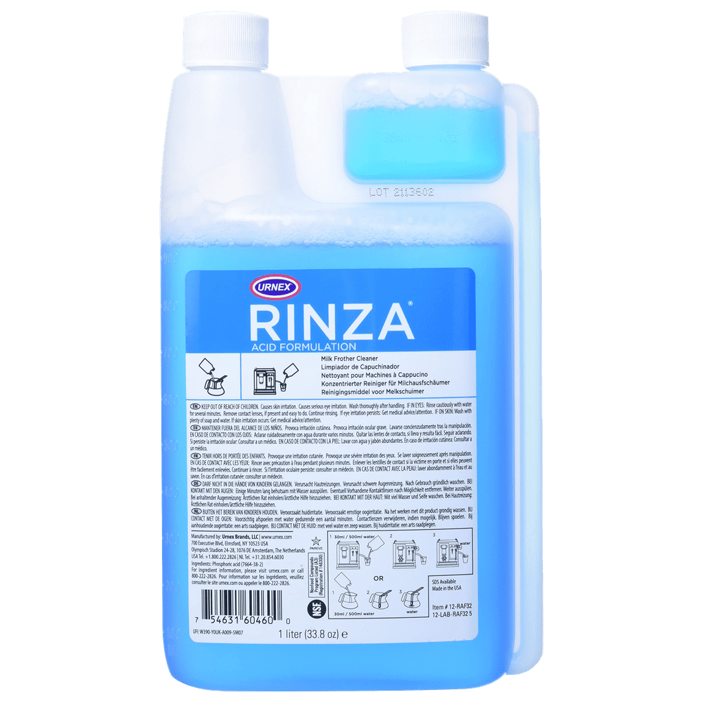 محلول رينزا لتنظيف أجهزة تبخير الحليب - 1 لتر