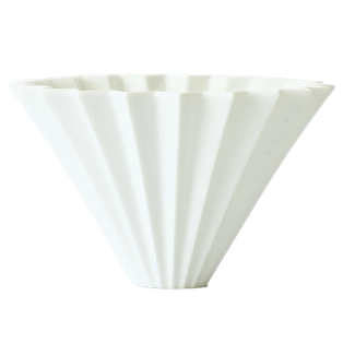 Ceramic Coffee Dripper Without Handle - White V60
