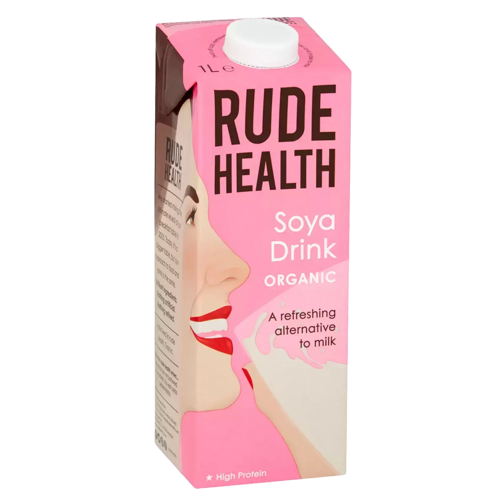 Rude Health – Soya Drink – Organic – 1ltr