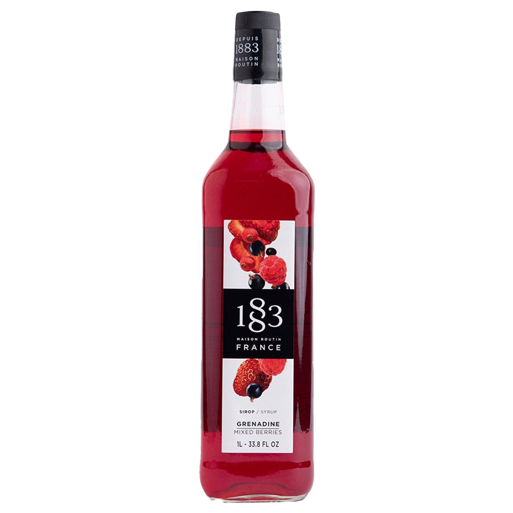 MAISON ROUTIN SYRUP MIXED BERRIES COCKTAIL GLASS 1 L 