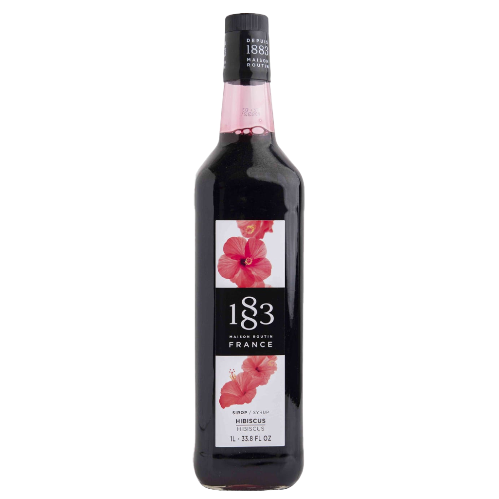 1883 MAISON ROUTIN SYRUP HIBISCUS 1 L